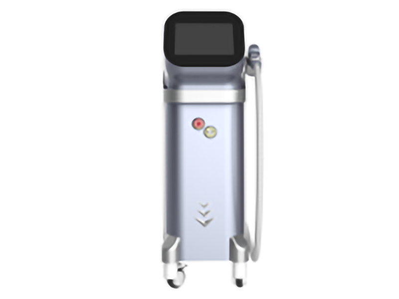 laser diodo 2000w pie con ruedas color gris metalizado